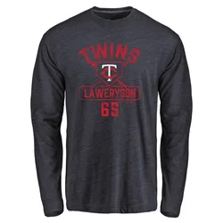 Cody Laweryson Minnesota Twins Men's Navy Base Runner Tri-Blend Long Sleeve T-Shirt -