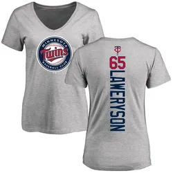 Cody Laweryson Minnesota Twins Women's Backer Slim Fit T-Shirt - Ash