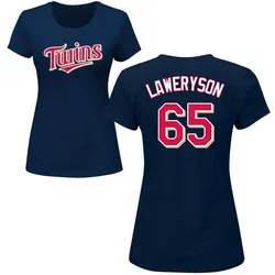 Cody Laweryson Minnesota Twins Women's Navy Roster Name & Number T-Shirt -