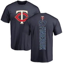 Kody Funderburk Minnesota Twins Men's Navy Backer T-Shirt -