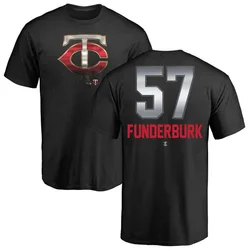 Kody Funderburk Minnesota Twins Youth Black Midnight Mascot T-Shirt -