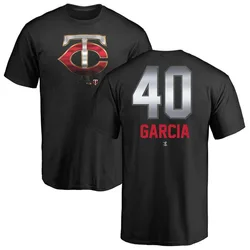 Luis Garcia Minnesota Twins Youth Black Midnight Mascot T-Shirt -