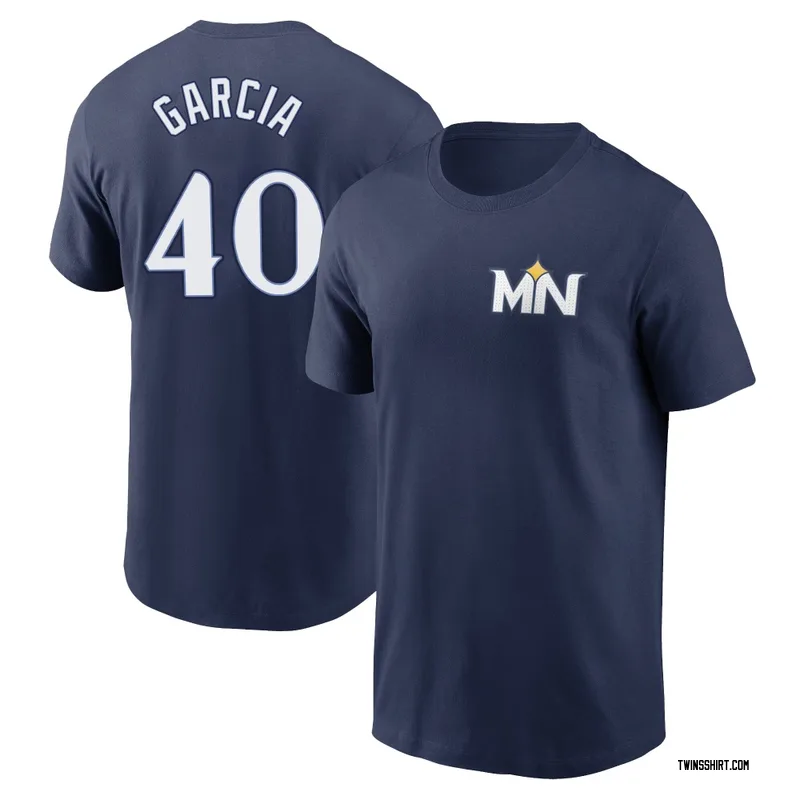 Luis Garcia Minnesota Twins Youth Navy 2024 City Connect Fuse Name & Number T-Shirt