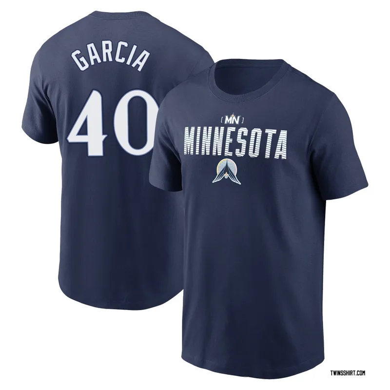 Luis Garcia Minnesota Twins Youth Navy 2024 City Connect Graphic Name & Number T-Shirt