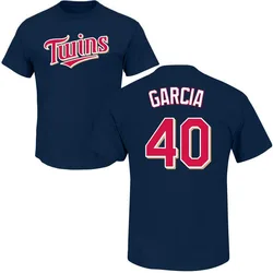 Luis Garcia Minnesota Twins Youth Navy Roster Name & Number T-Shirt -