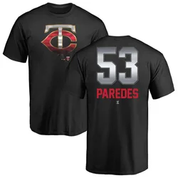 Michael Paredes Minnesota Twins Youth Black Midnight Mascot T-Shirt -