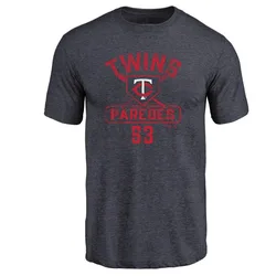 Michael Paredes Minnesota Twins Youth Navy Base Runner Tri-Blend T-Shirt -