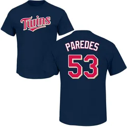 Michael Paredes Minnesota Twins Youth Navy Roster Name & Number T-Shirt -