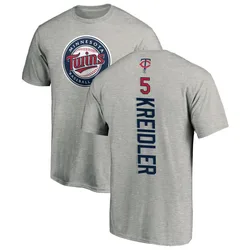 Ryan Kreidler Minnesota Twins Men's Backer T-Shirt - Ash