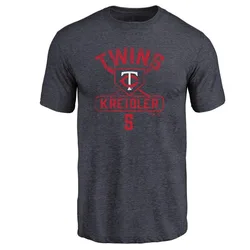 Ryan Kreidler Minnesota Twins Men's Navy Base Runner Tri-Blend T-Shirt -