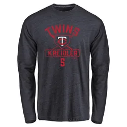 Ryan Kreidler Minnesota Twins Youth Navy Base Runner Tri-Blend Long Sleeve T-Shirt -