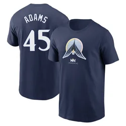 Travis Adams Minnesota Twins Youth Navy 2024 City Connect Name & Number T-Shirt