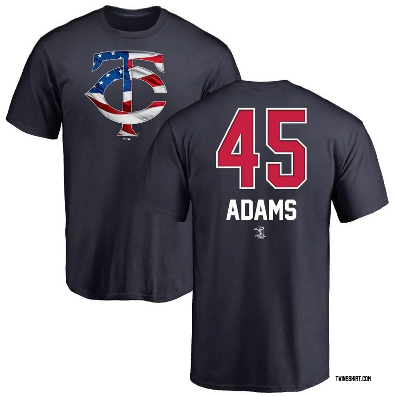 Travis Adams Minnesota Twins Youth Navy Name and Number Banner Wave T-Shirt -