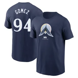 Yoendrys Gomez Minnesota Twins Men's Navy 2024 City Connect Name & Number T-Shirt